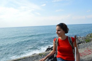 Mariam by the sea in Istanbul, Turkey