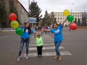 FLEX Alumni in Naryn, Kyrgyzstan - 5 Minutes May Save Your Life