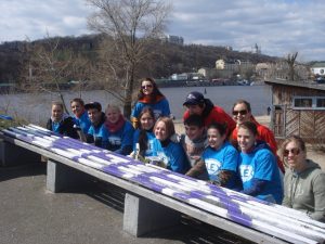 Alex together with other FLEX alumni at Let's Do It Ukraine GYSD project 2011