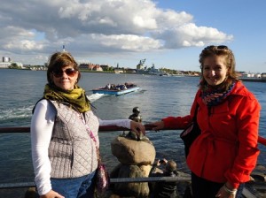 Maria Moskovko 7 with her host Mom Judy Maxwell small