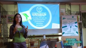 Valeria 5 Presentation at the social entrepreneurship seminar