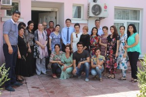 The staff of IOM mission in Tajikistan