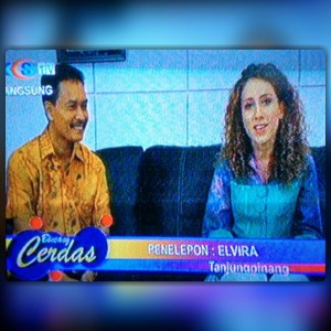 me on Tanjungpinang Local TV talking about the importance of education and volunteering