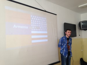 Armenia Vanadzor Arsen Mazmanyan comparing Armenian and U.S. Education systems
