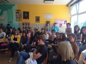 Milica Jovanovic - The students listening to the lecture