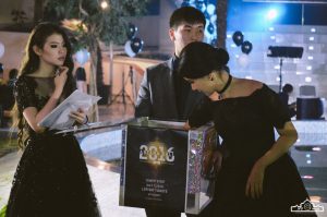 Kazakhstan North. Astana. Charity lottery during Astana charity ball