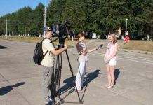 TV Interview and Beach Clean Up