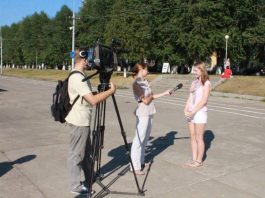 TV Interview and Beach Clean Up