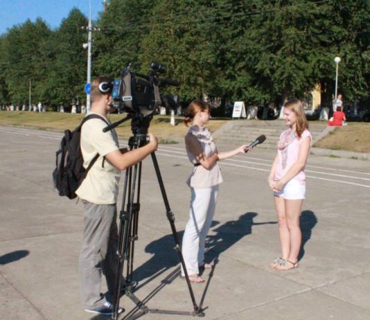 TV Interview and Beach Clean Up