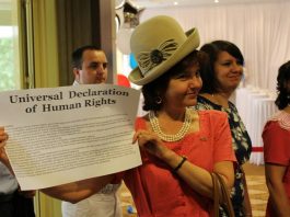 FLEX Alumni Celebrate American Independence Day in Chisinau, Moldova