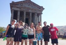 Vardavar Celebration in Garni, Armenia