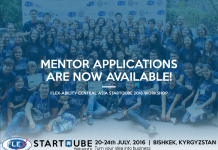 Call for Mentors: Central Asia FLEX-Ability StartQube Workshop 2016