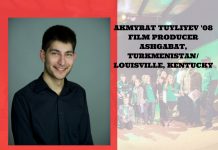 Film Producer Akmyrat Tuyliyev ’08 ‘I want to go beyond entertainment’