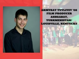 Film Producer Akmyrat Tuyliyev ’08 ‘I want to go beyond entertainment’