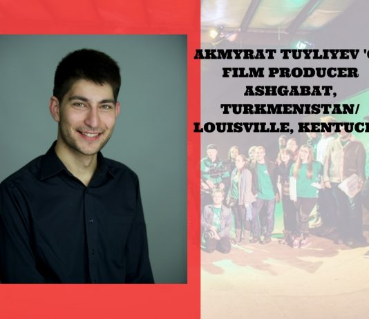 Film Producer Akmyrat Tuyliyev ’08 ‘I want to go beyond entertainment’