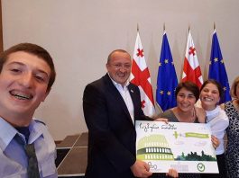 Georgian President Honors FLEX Alumnus for Promoting Active Citizenship