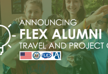 Announcing the Opening of the 2018-2019 FLEX Alumni Grant Application Season