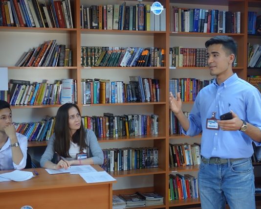 FLEX Alumni from Turkmenistan Implement Toastmasters International Project