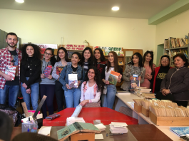 FLEX Alumni Armenia Hold Book Drive for Regional Library in Vayk