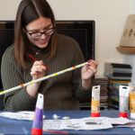 Painting Pinwheels for the Rugutė Foundation in Lithuania