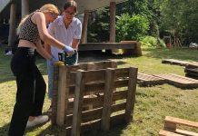 Alumni Build a Garden in Lithuania