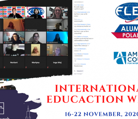 A Look Back at how FLEX Alumni in Poland Celebrated 2020 International Education Week