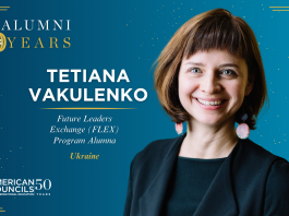American Councils Highlights Tetiana Vakulenko ’02