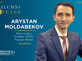 American Councils Highlights Arystan Moldabekov ’07